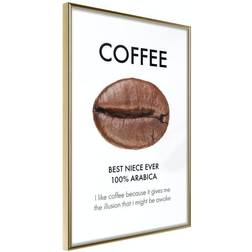 Arkiio Affisch Coffee Best Niece Ever [Poster] 30x45 Poster